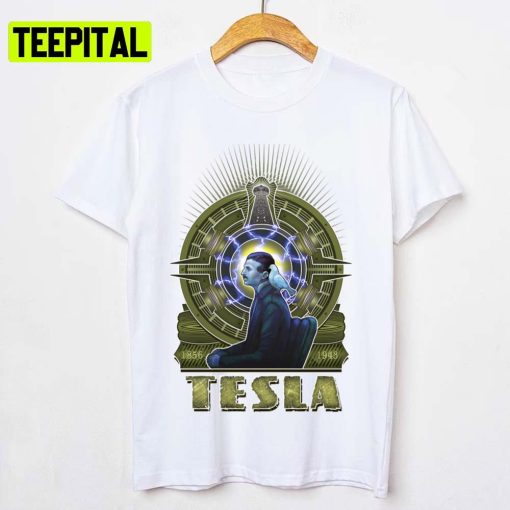 Retro Design Scientist Nikola Tesla Unisex T-Shirt