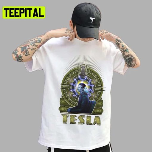 Retro Design Scientist Nikola Tesla Unisex T-Shirt