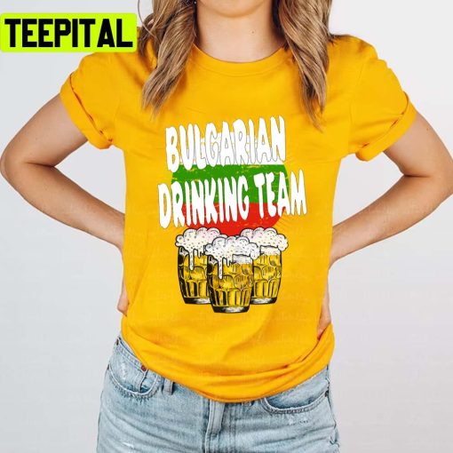 Retro Drinking Team Trending Bulgaria Unisex T-Shirt