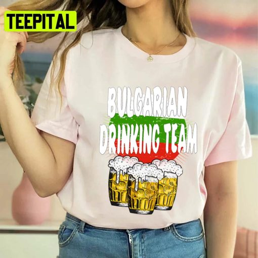 Retro Drinking Team Trending Bulgaria Unisex T-Shirt