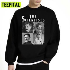 Retro Portrait Of The Greatest Scientists Nikola Tesla Unisex Sweatshirt