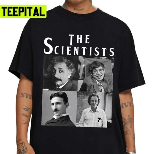 Retro Portrait Of The Greatest Scientists Nikola Tesla Unisex Sweatshirt