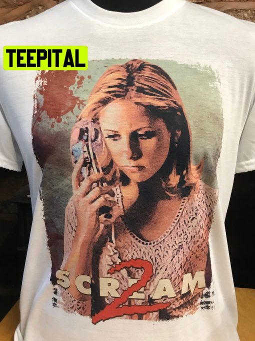 Retro Scream 2 Cici Sarah Michelle Gellar Halloween Trending Unsiex T-Shirt