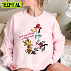 Retro Tv Pepe Thunder First Day Quick Draw Mcgraw Unisex Sweatshirt