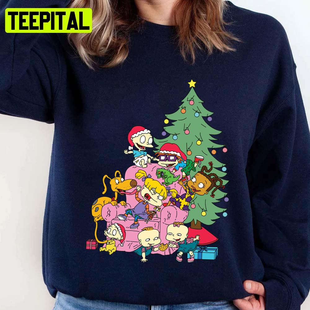 Retro Vintage Christmas Chuckie Finster Rugrats Unisex Sweatshirt
