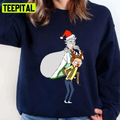 Rick And Morty Design Xmas Christmas Unisex Sweatshirt