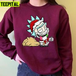 Rick Christmas Drunk Rick Rick And Morty Santa Unisex Sweatshirt