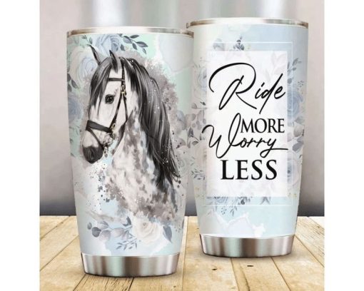 Ride More Worry Less Stainless Steel Cup