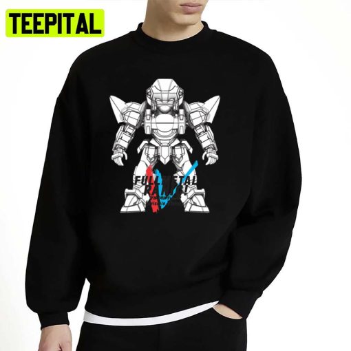 Robot Illustration Fullmetal Panic Unisex Sweatshirt