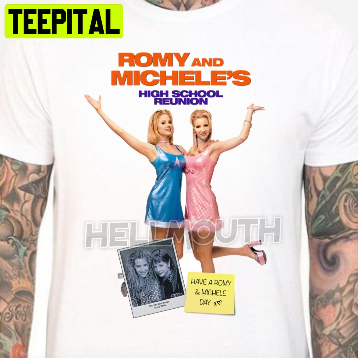 Romy And Michele's High School Reunion 1997 Lisa Kudrow Mira Sorvino Halloween Trending Unsiex T-Shirt