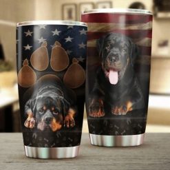 Rottweiler Dog Stainless Steel Cup