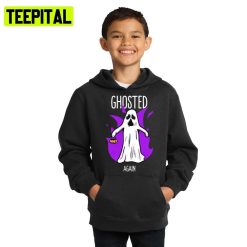 Sad Ghost Ghosted Again Trick Or Treat Halloween Illustration Hoodie