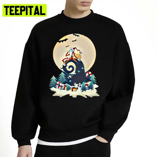 Sally And Jack Christmas Graphic Xmas Unisex Sweatshirt