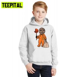 Sam Funny Forever October Trick Or Treat Halloween Illustration Hoodie