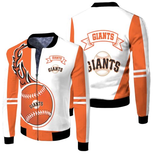 San Francisco Giants 3d Fleece Bomber Jacket