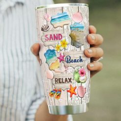 Sand Beach Relax Stainless Steel Cup