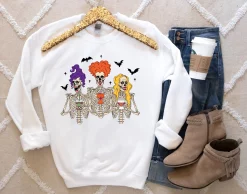 Sanderson Sisters Sanderson Witch Hocus Pocus Retro Movie Pumpkin Halloween Unisex Sweatshirt