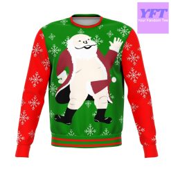 Santa Offensive Meme 2022 Design 3d Ugly Christmas Sweater