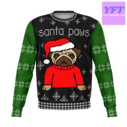 Santa Paws Meme 2022 Design 3d Ugly Christmas Sweater