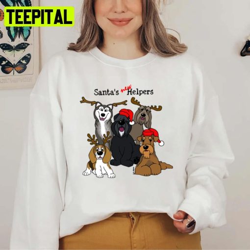 Santa’s New Helpers Christmas Design Xmas Unisex Sweatshirt