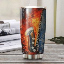 Saxophone Art Stainless Steel Cup