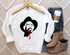 Scary Horror Movie Freddy Krueger Funny Scary Face Party Pumpkin Halloween Unisex Sweatshirt