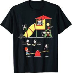 Scary Playground Halloween Horror T-Shirt