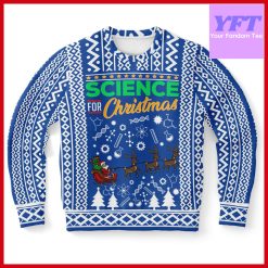 Science Science Geek Science Chemist Science For Men 3d Ugly Christmas Sweater