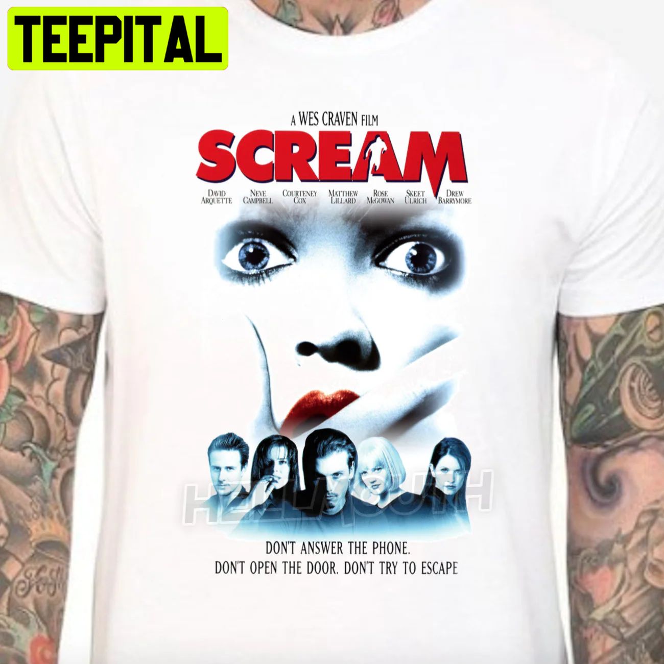 Scream 1996 Movie Custom Halloween Trending Unsiex T-Shirt