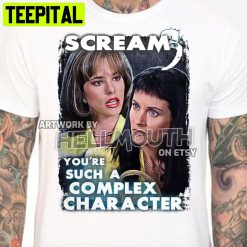 Scream 3 Gale Weathers Jennifer Jolie Courteney Cox Parker Posey Halloween Trending Unsiex T-Shirt