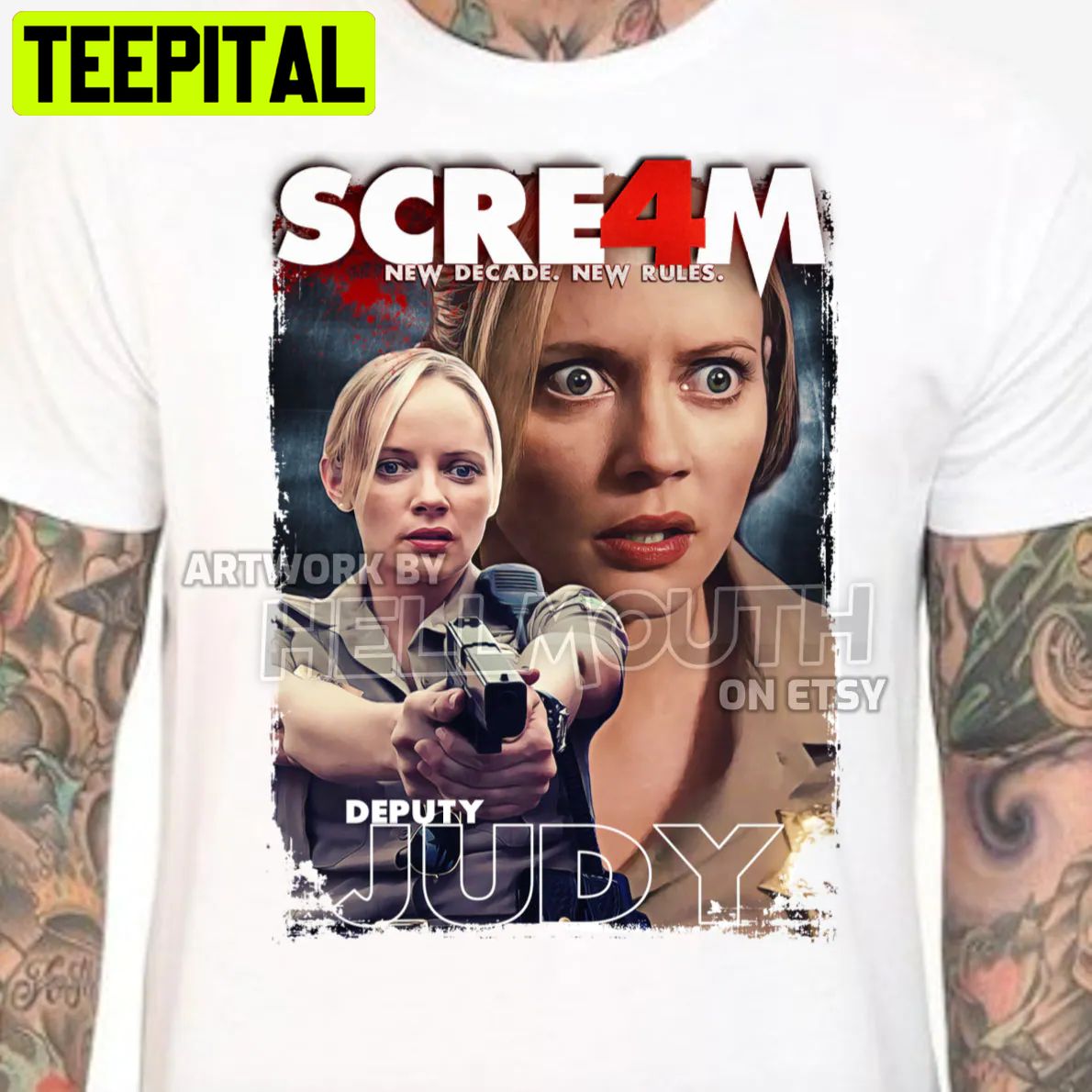 Scream 4 Judy Hicks Marley Shelton Halloween Trending Unsiex T-Shirt