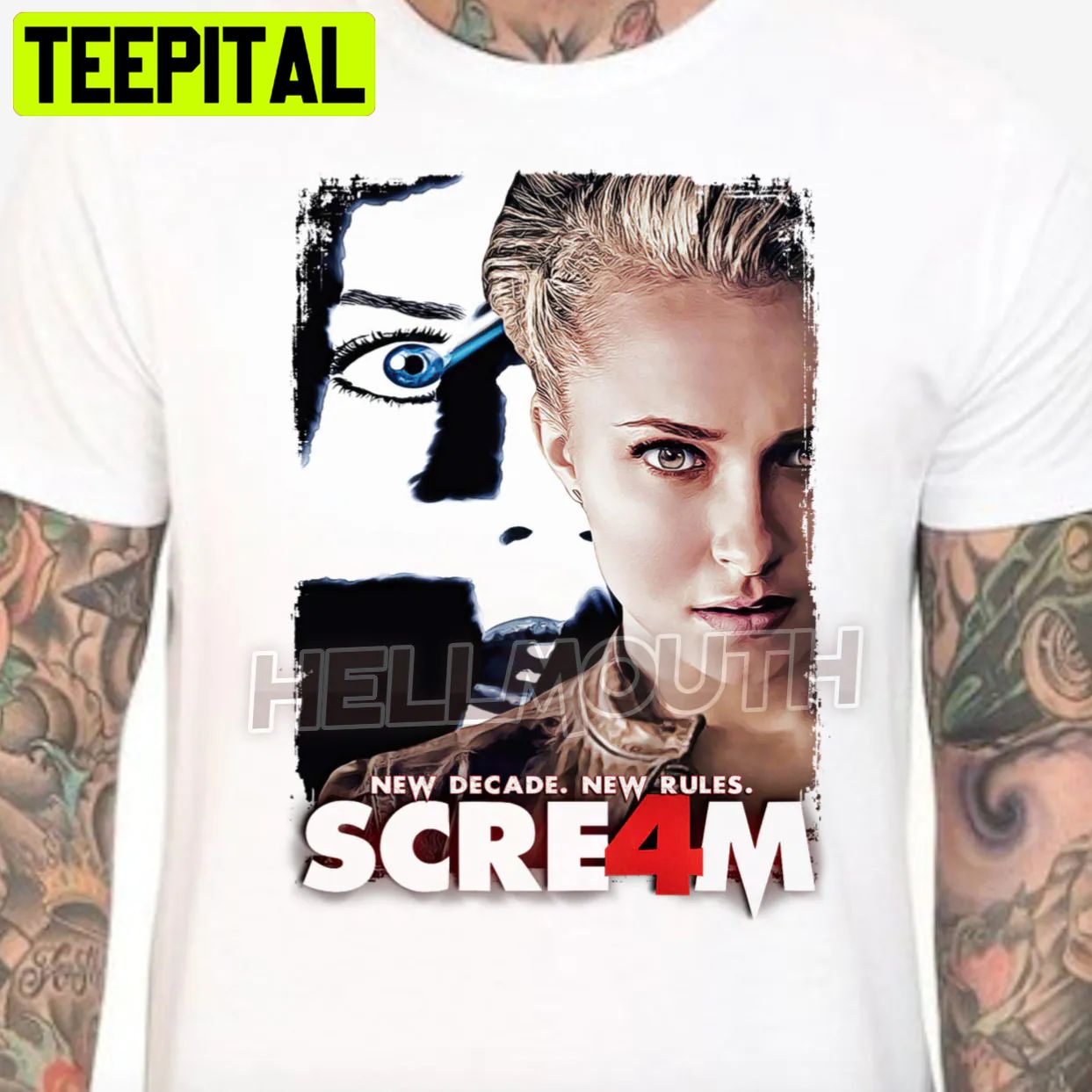 Scream 4 Movie Kirby Hayden Panettiere Halloween Trending Unsiex T-Shirt