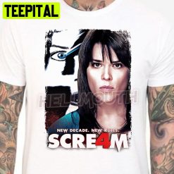 Scream 4 Movie Sidney Prescott Neve Campbell Halloween Trending Unsiex T-Shirt