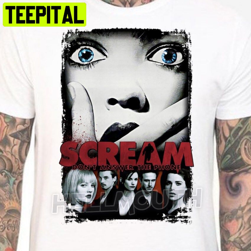 Scream Art Halloween Trending Unsiex T-Shirt
