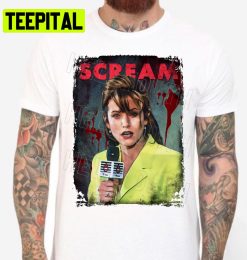 Scream Gale Weathers Courtney Cox Halloween Trending Unsiex T-Shirt