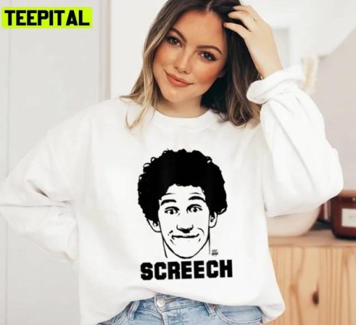 Screech Black Illustration Saved By The Bell Unisex Sweatshirt