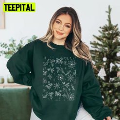 Seamless Decorative Patterns Love It Or Leave It Christmas Unisex Sweatshirt