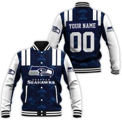 Seattle Seahawks Nfl For Seahawks Fan 3d Personalized Baseball Jacket