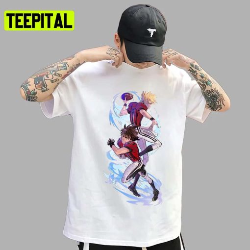 Sena & Hiruma Drawing Eyeshield 21 Unisex T-Shirt