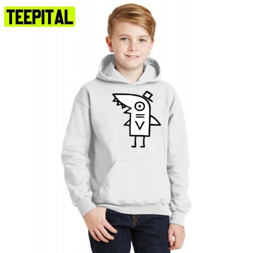 Sharkle Funny Art Night In The Woods Hoodie