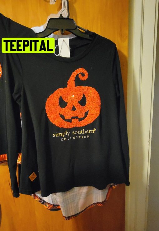 Simply Southern Sequined Halloween Trending Unisex Shirt