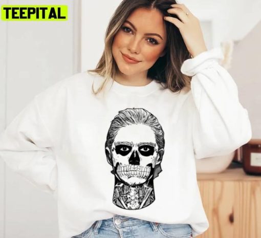 Skull Boy Cool Art Evan Peters Unisex Sweatshirt