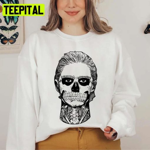 Skull Boy Cool Art Evan Peters Unisex Sweatshirt