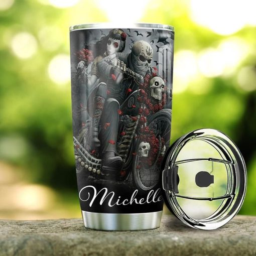 Skull Couple Stainless Steel Cup