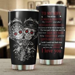 Skull To My Wife Stainless Steel Cup