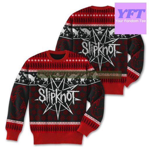 Slipknot Band Slipknot 2022 Design 3d Ugly Christmas Sweater