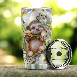 Sloth Face Stainless Steel Cup