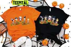 Snoopy And Friends Fall Peanuts Halloween Trending Unisex Shirt