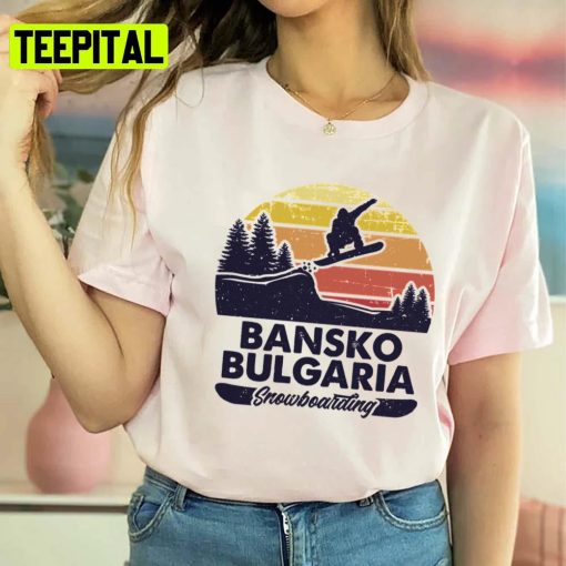 Snowboarding Bulgaria Design Unisex T-Shirt