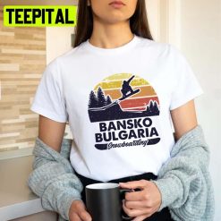 Snowboarding Bulgaria Design Unisex T-Shirt